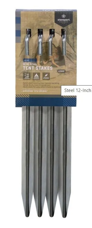 TENT STAKES - 12 IN - 200 PIEC